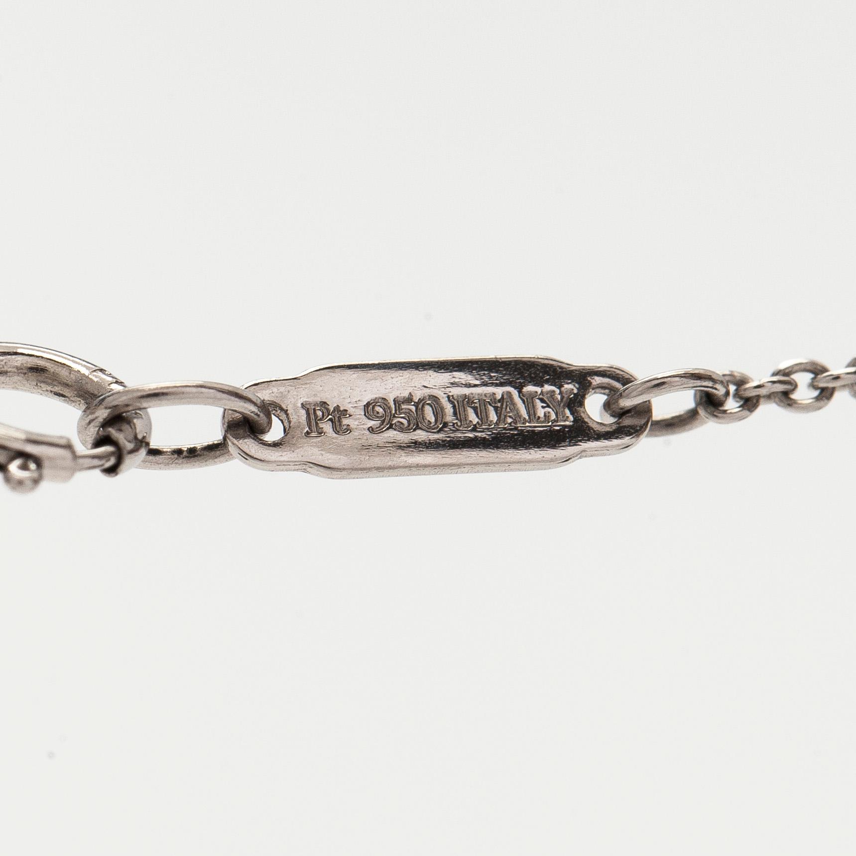 Tiffany & Co, a platinum 'Paper Flowers' necklace with diamonds.