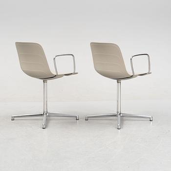 Johannes Foersom & Peter Hiort-Lorenzen, a set of six 'Grade' chairs from Lammhults, designed 2014.