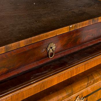 A Swedish late baroque cupboard, mid 18th century.