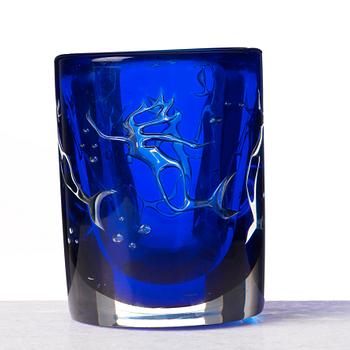 Olle Alberius, an Ariel glass vase, Orrefors.