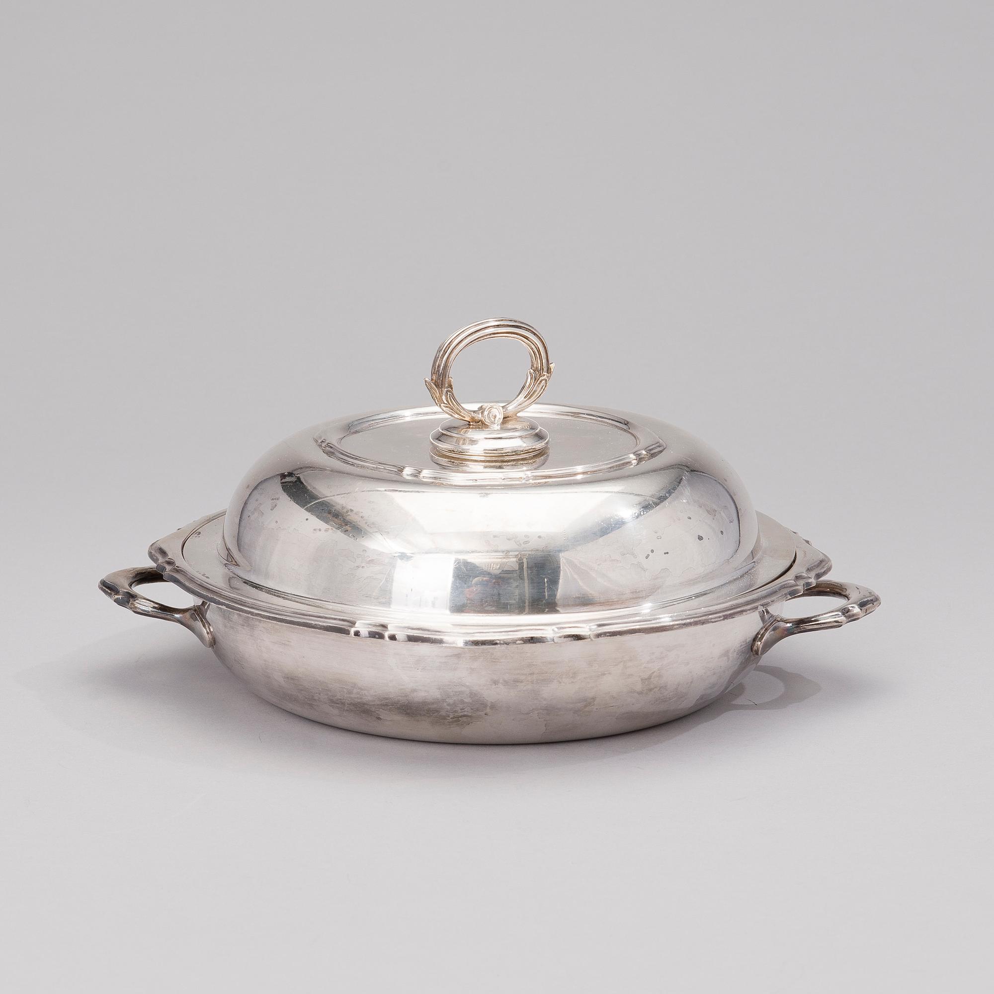 KAROTTER, 2 st, försilvrad, Mappin & Webb, England 1900-tal.