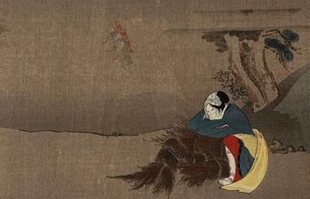 UNIDENTIFIED ARTIST, colour woodblock print. Japan, 20th century.