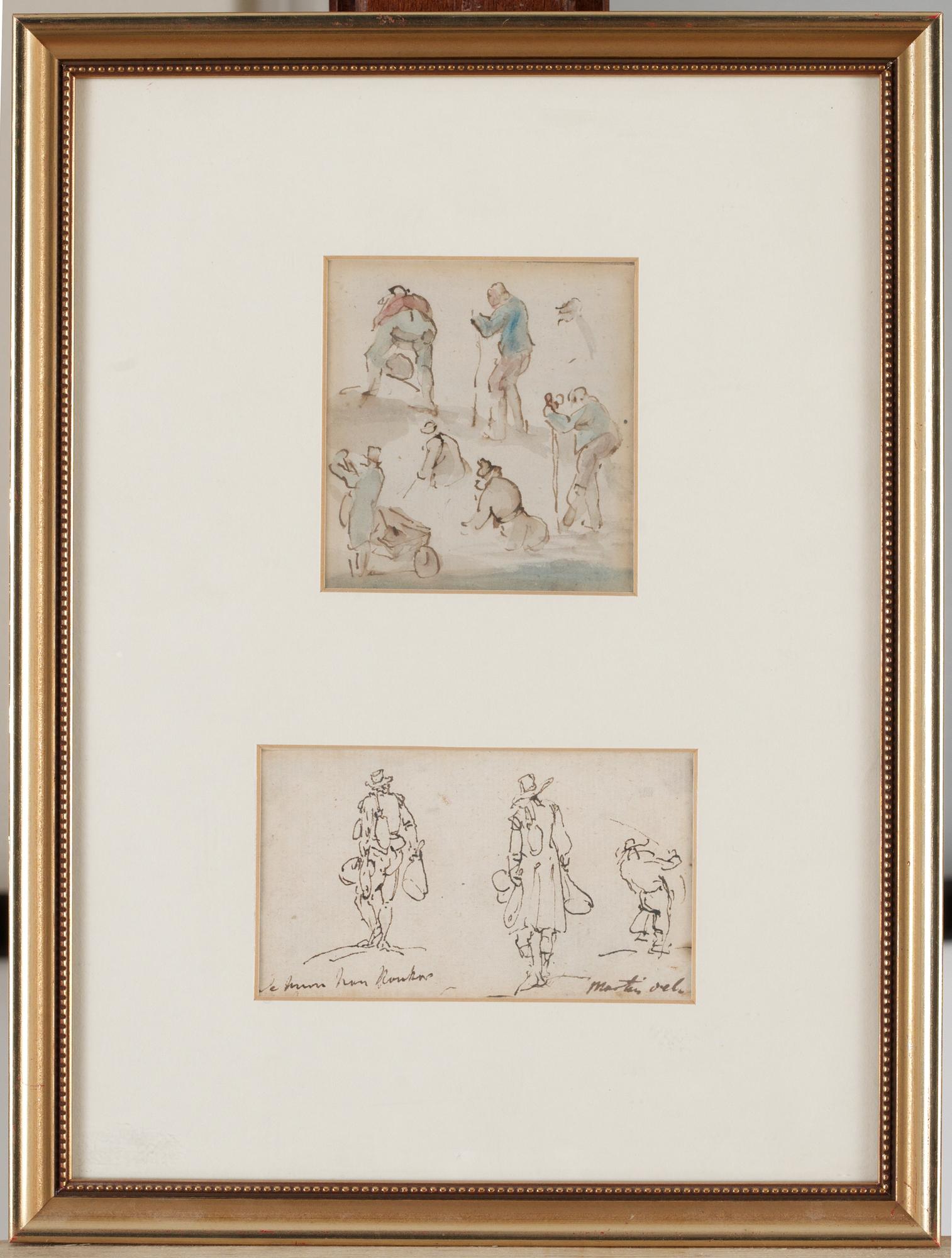 Elias Martin, Figurstudier.