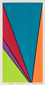 Olle Baertling · OLLE BAERTLING, färgserigrafi, 1959-68, signerad och numrerad 284/300.