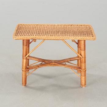 Four childrens rattan furniture from around year 1900 and from the 20th century.