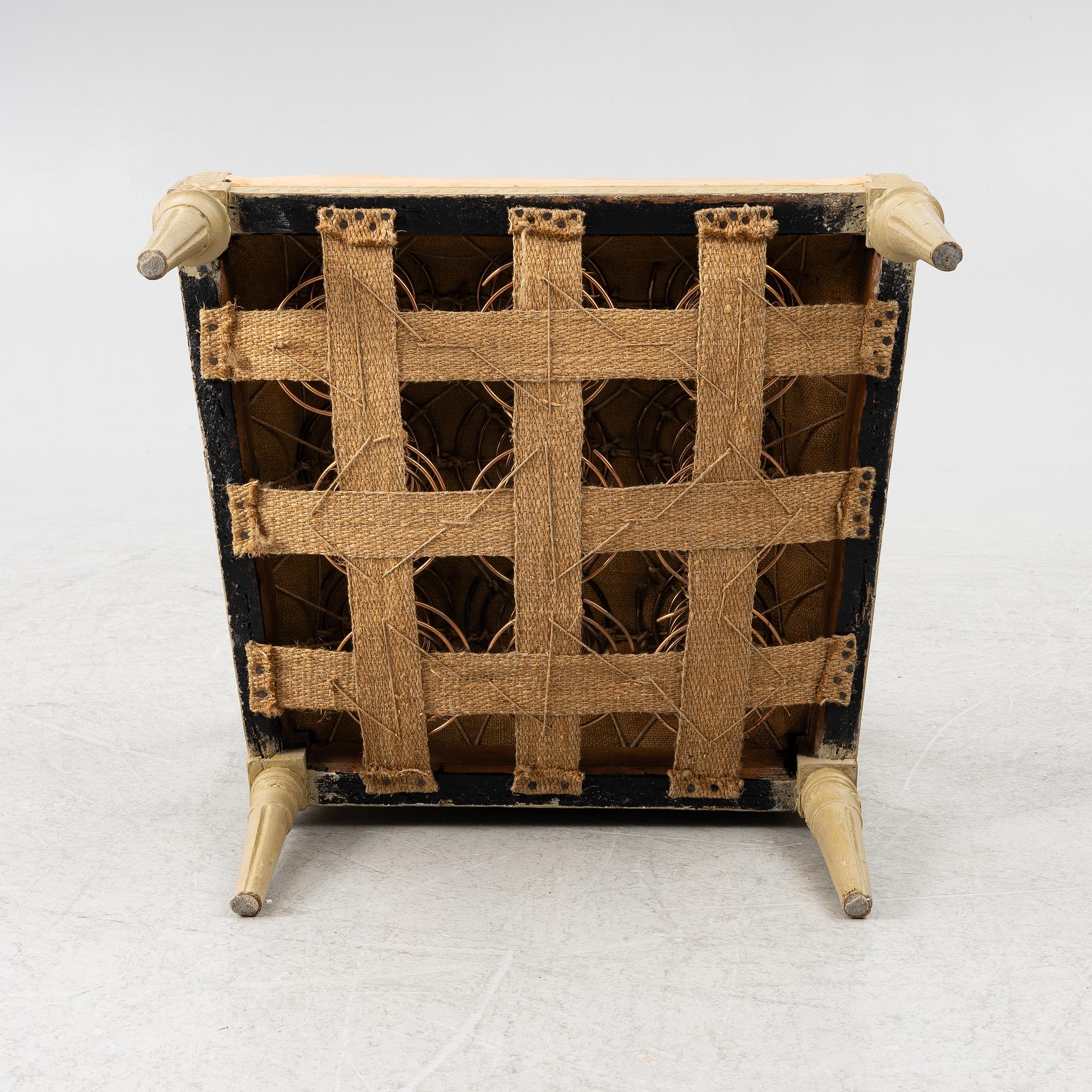 Karmstol, gustaviansk, 1700-talets slut.