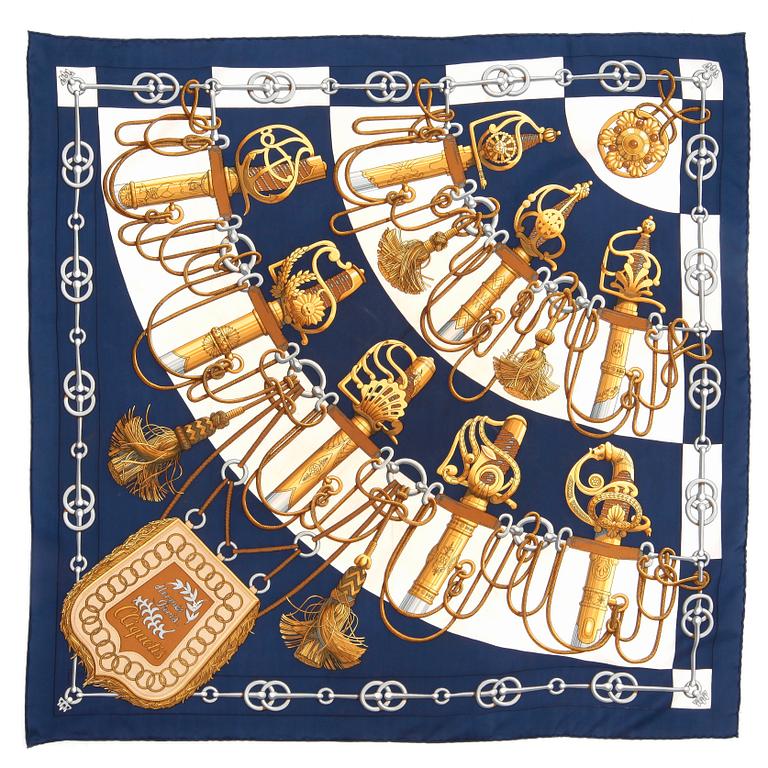 HERMÉS, a silk scarf, "Cliquetis".