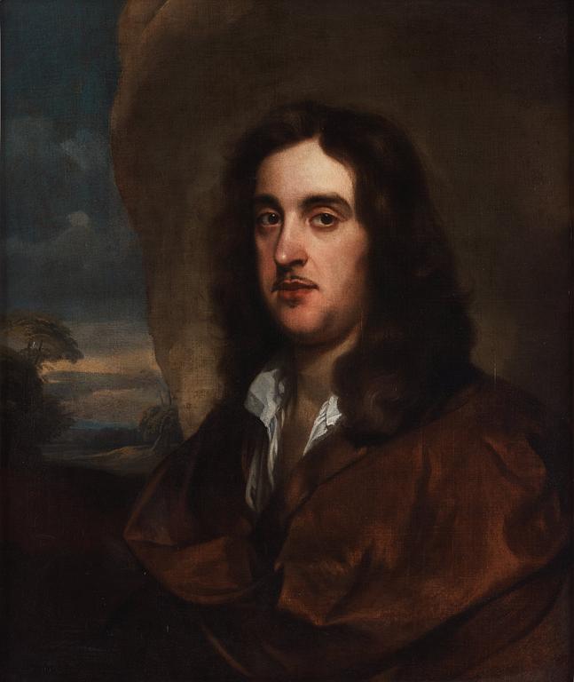 Peter Lely (Pieter van der Faes) Circle of, A gentleman in brown coat.