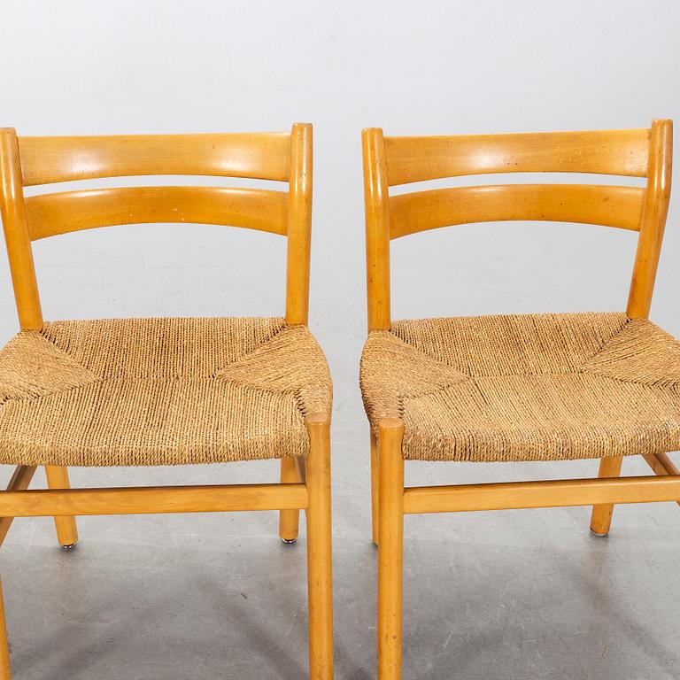 BÖRJE MOGENSEN, matbord samt stolar, 4 st.