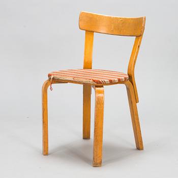Alvar Aalto, tuoli, malli 69, O.Y. Huonekalu-ja Rakennustyötehdas A.B. 1930-luvun alku.