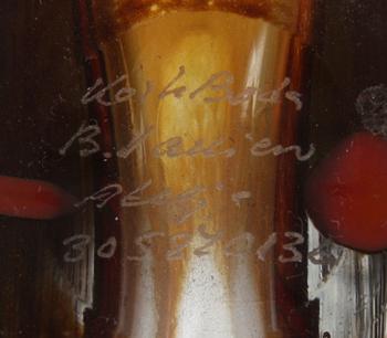 PARTI VASER, 6 st, glas, Bertil Vallien, Ulrica Hydman-Vallien, Kosta Boda.