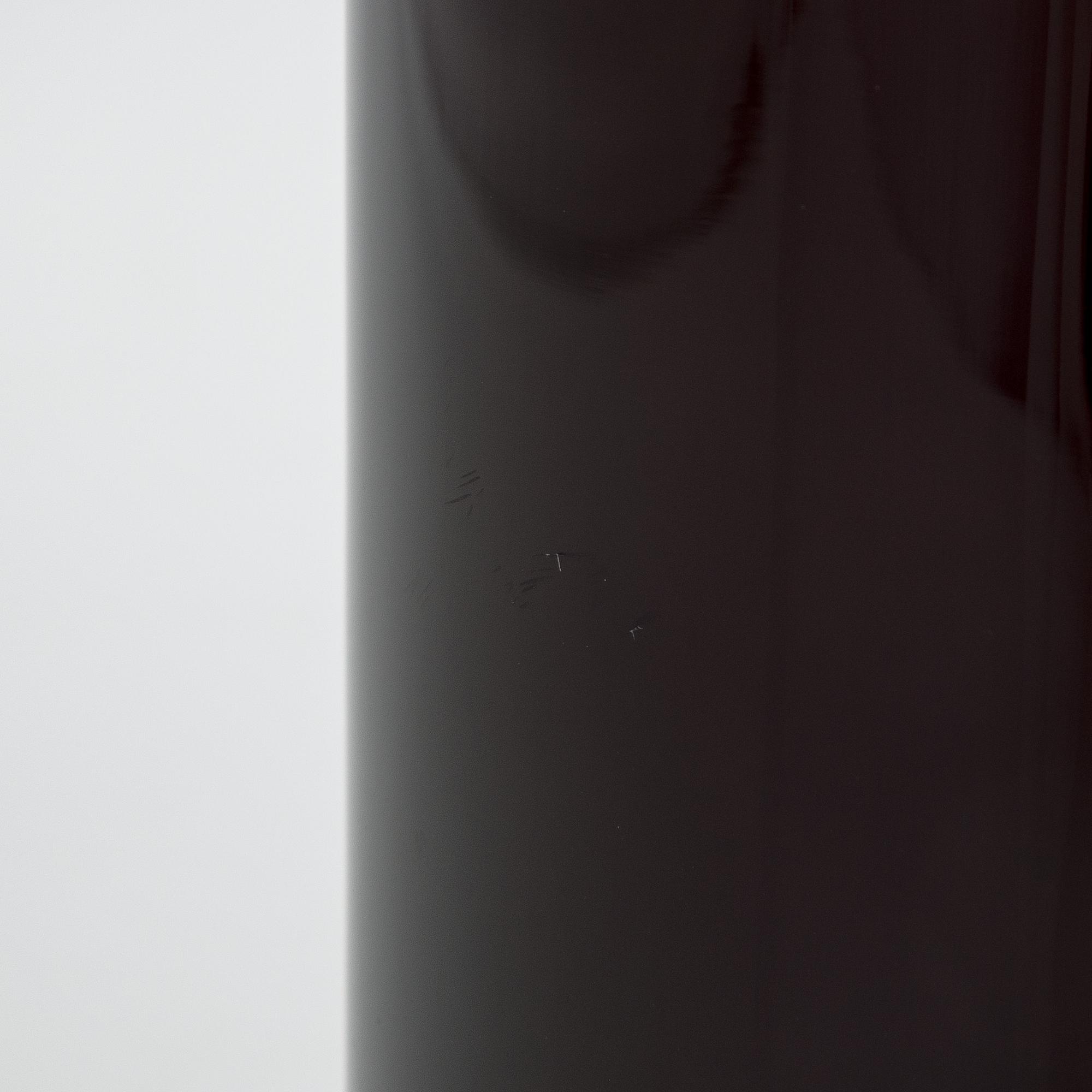Tapio Wirkkala, A mid 20th century glass bottle for Iittala, signed Tapio Wirkkala.