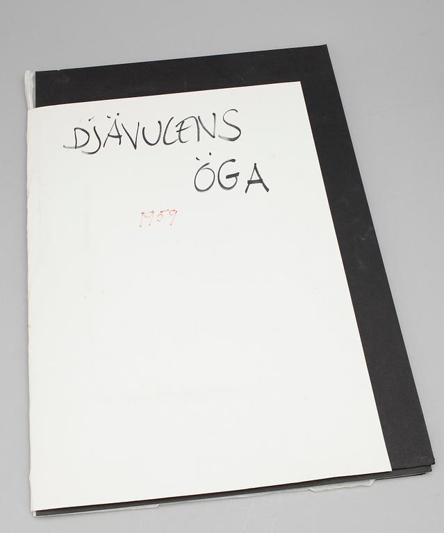 MAX GOLDSTEIN (MAGO), dräktskisser, 8 st, sign o dat 1959.
