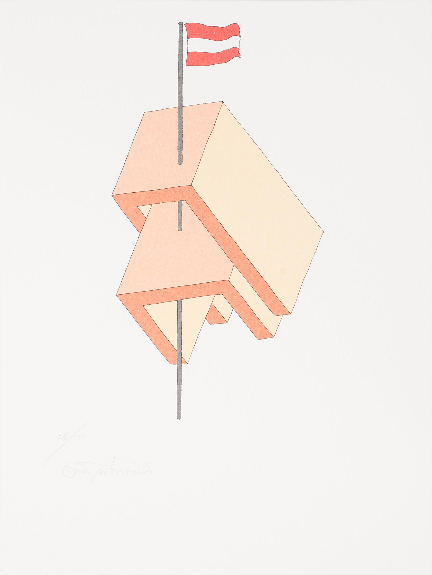 OSCAR REUTERSVÄRD, 15 litographs in folder, signed and numbered 26/190.