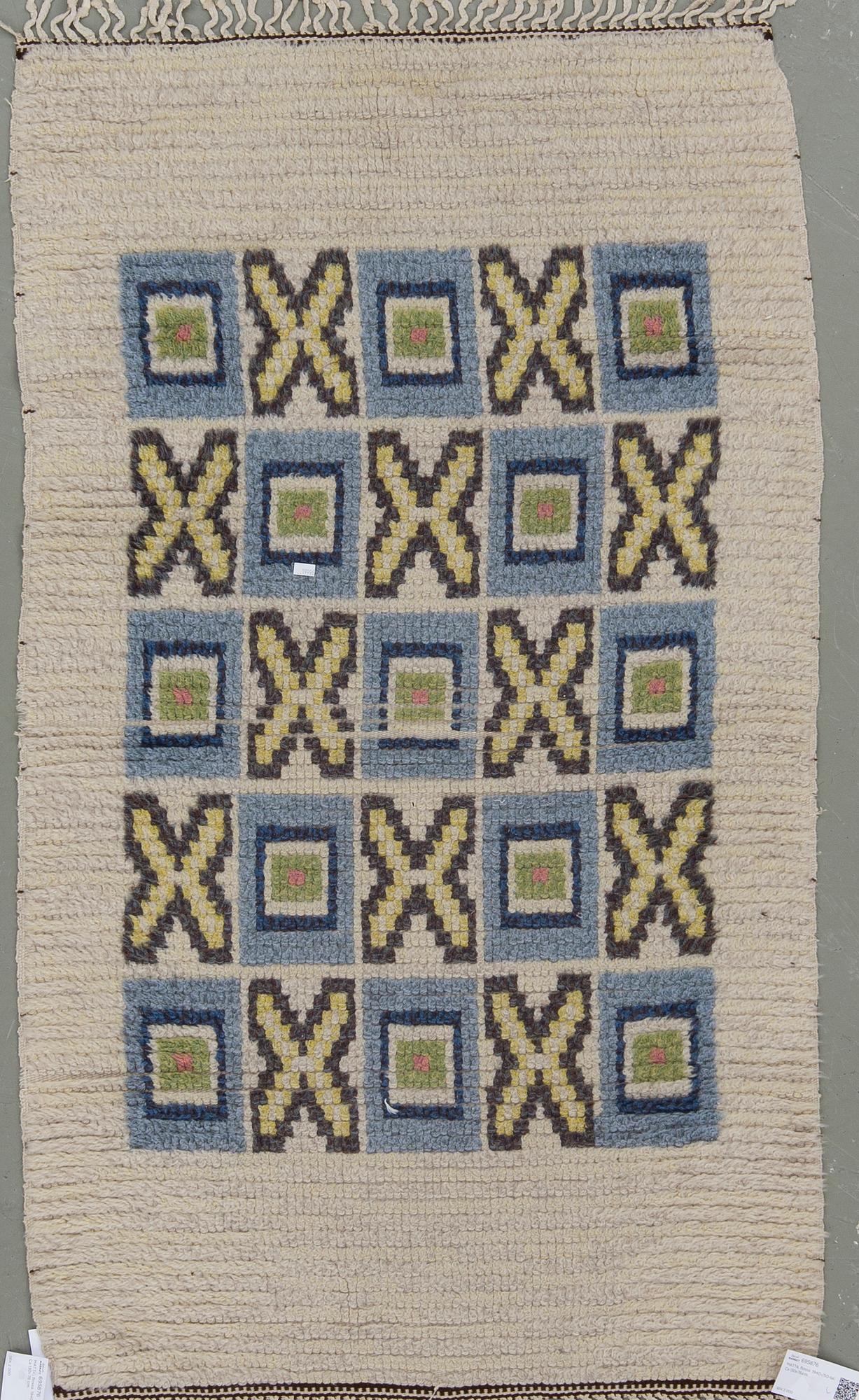 MATTA, flossa. 1940-/50-tal. Ca 130x78 cm.