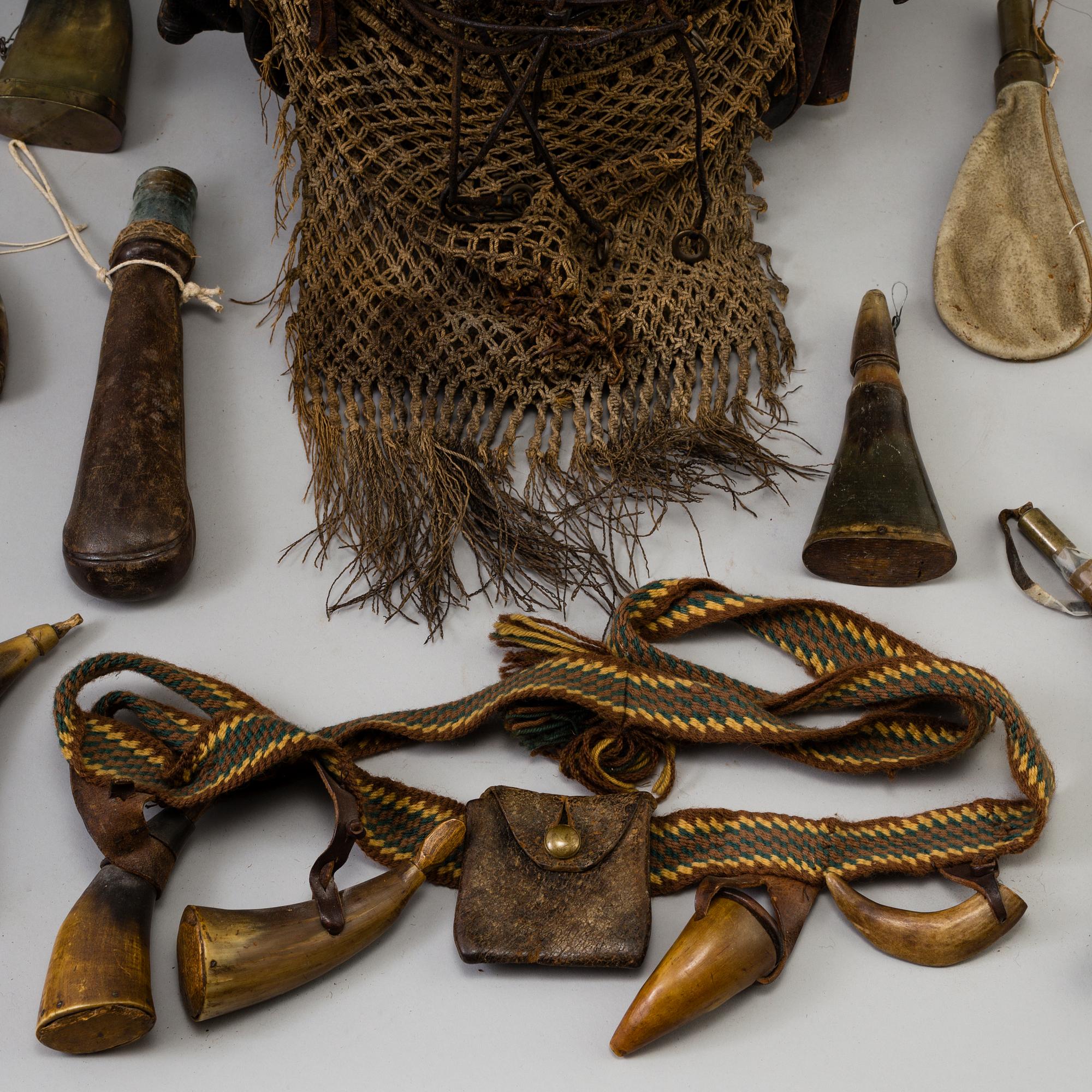 KRUTHORN OCH JAKTVÄSKA MM., 1800-talets andra hälft samt 1900-talets första hälft.