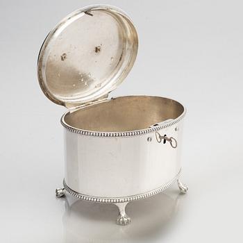 Johan Malmstedt, sockerskrin, silver, (verksam 1783-1831) Göteborg. Gustaviansk.