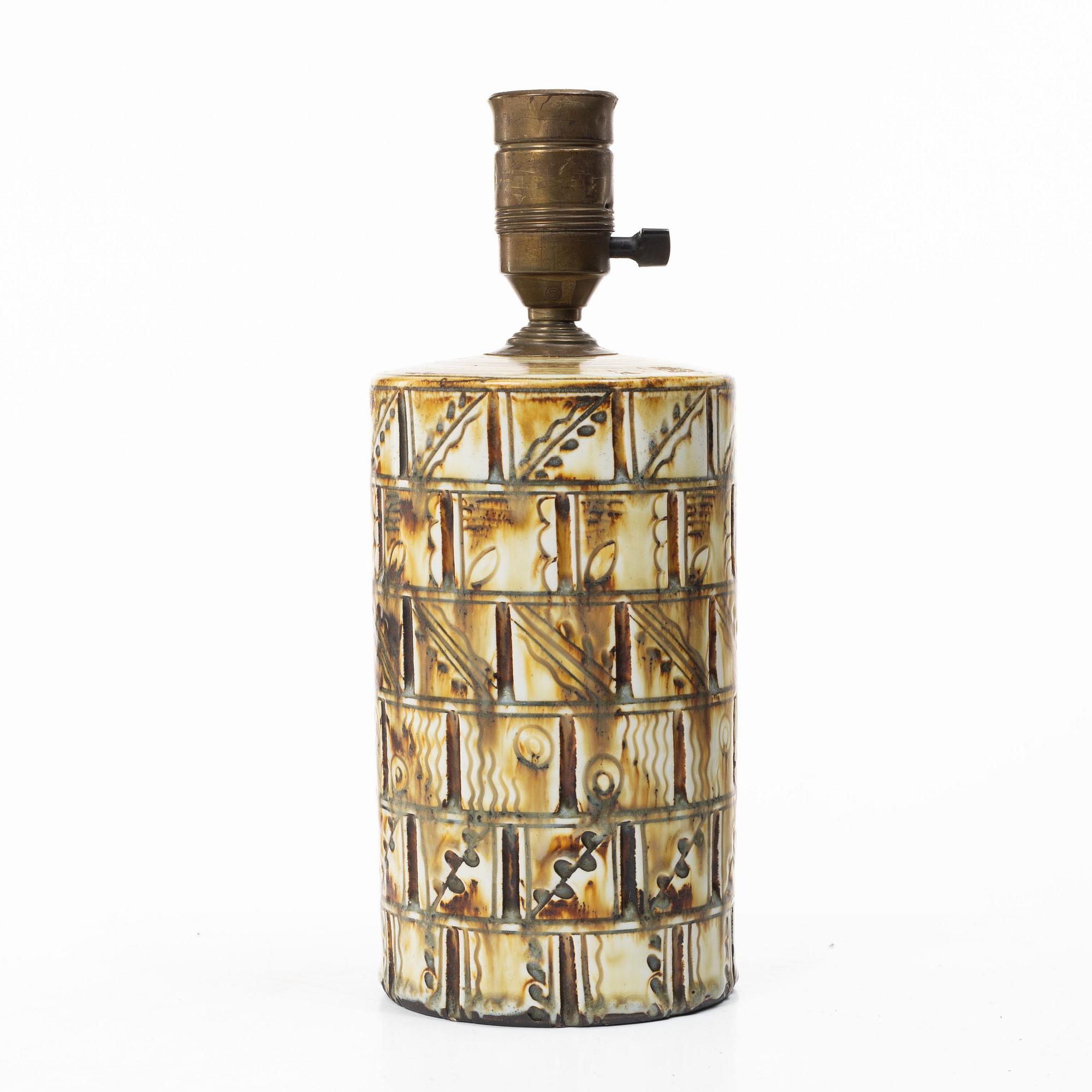 Gertrud Lönegren, a table lamp, Rörstrand.