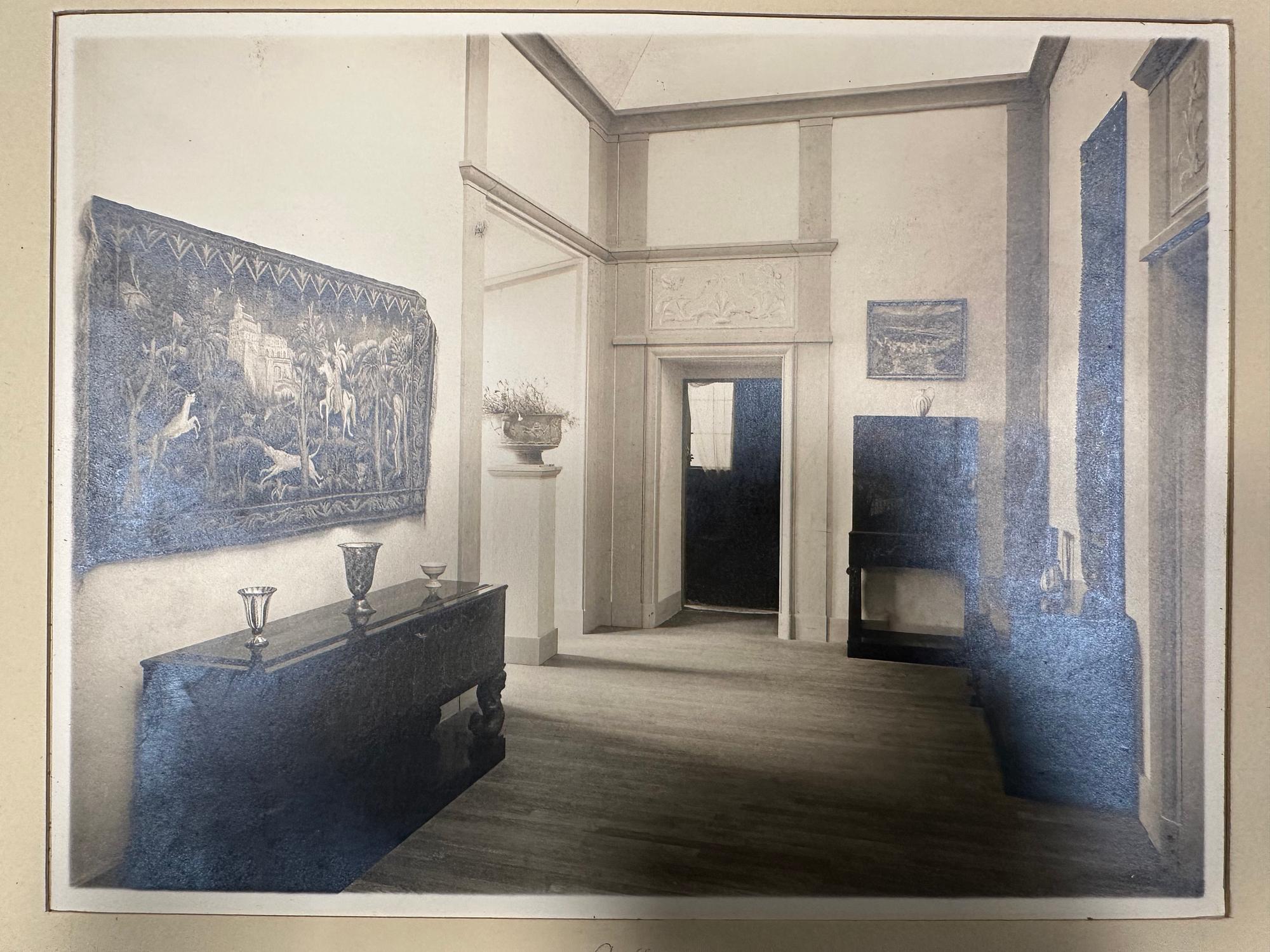 Carl Malmsten, a tapestry,  c. 213 x 113 cm, Handarbetets vänner, signed signed CM (V) dated 1920.