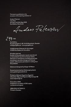 BÖCKER, 2 st, Anders Petersen och JH Engström samt Anders Petersen, båda signerade och en numr 243/350.