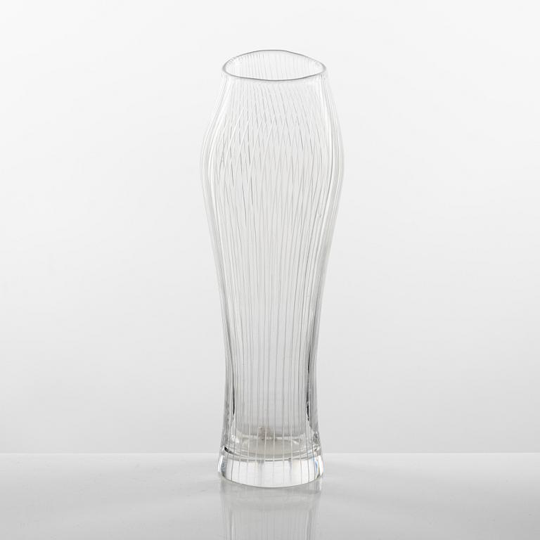Tapio Wirkkala, a model 3215 glass vase, Iittala, Finland.