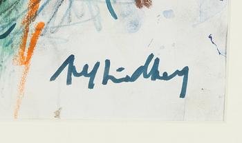 Alf Lindberg, Self-Portrait.