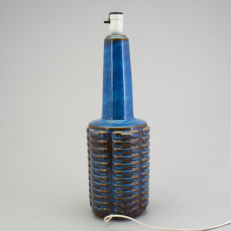 A Søholm stentøj stoneware table lamp, Bornholm, Denmark 1970's.