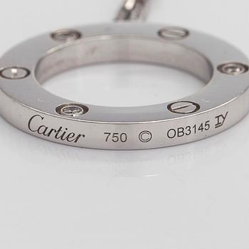 Cartier, kaulakoru, "Love", 18K valkokultaa, briljanttihiottuja timantteja.