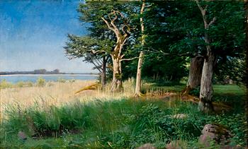 78. Axel Hjalmar Lindqvist, A CALM SUMMER DAY.