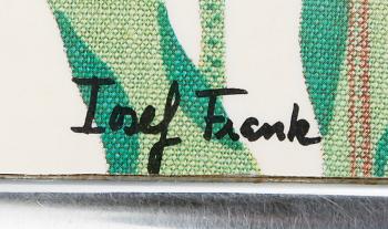 STEGPALL, Lindqvist Kontorsmöber, steg med mönster "Tulip" efter Josef Frank.