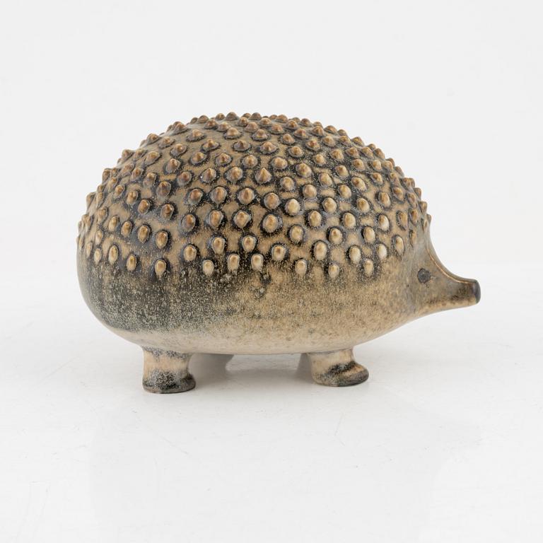 Lisa Larson, a stoneware figurine of a hedgehog, for Nordiska Kompaniet in cooperation with WWF, Gustavsberg.