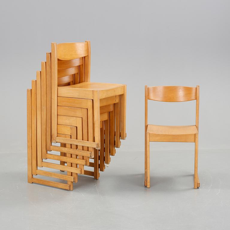STOLAR, 7 st. "Orkesterstolen", Sven Markelius.