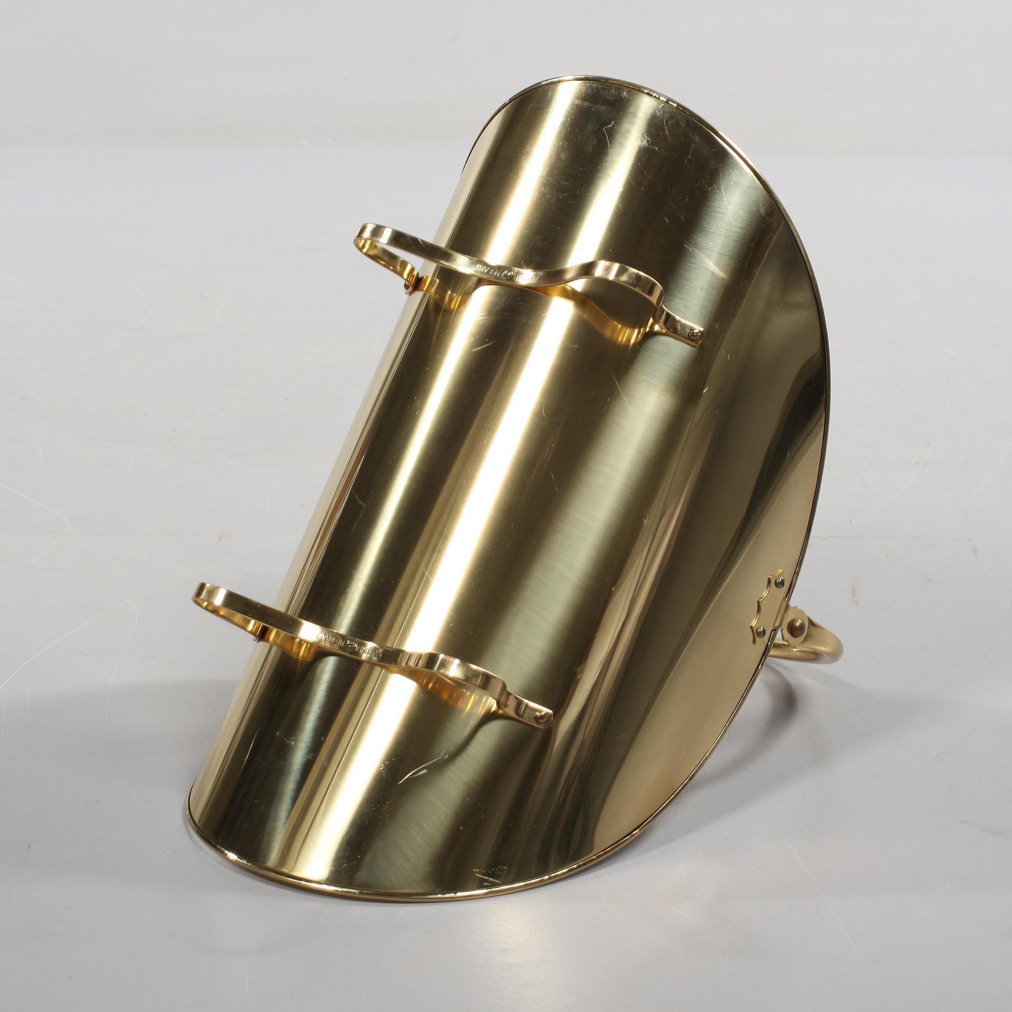 VEDKORG, mässing, England, 1900-talets andra hälft.