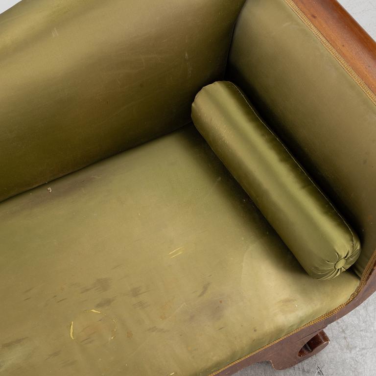 A chaise long, late Empire 1820s/1830s.