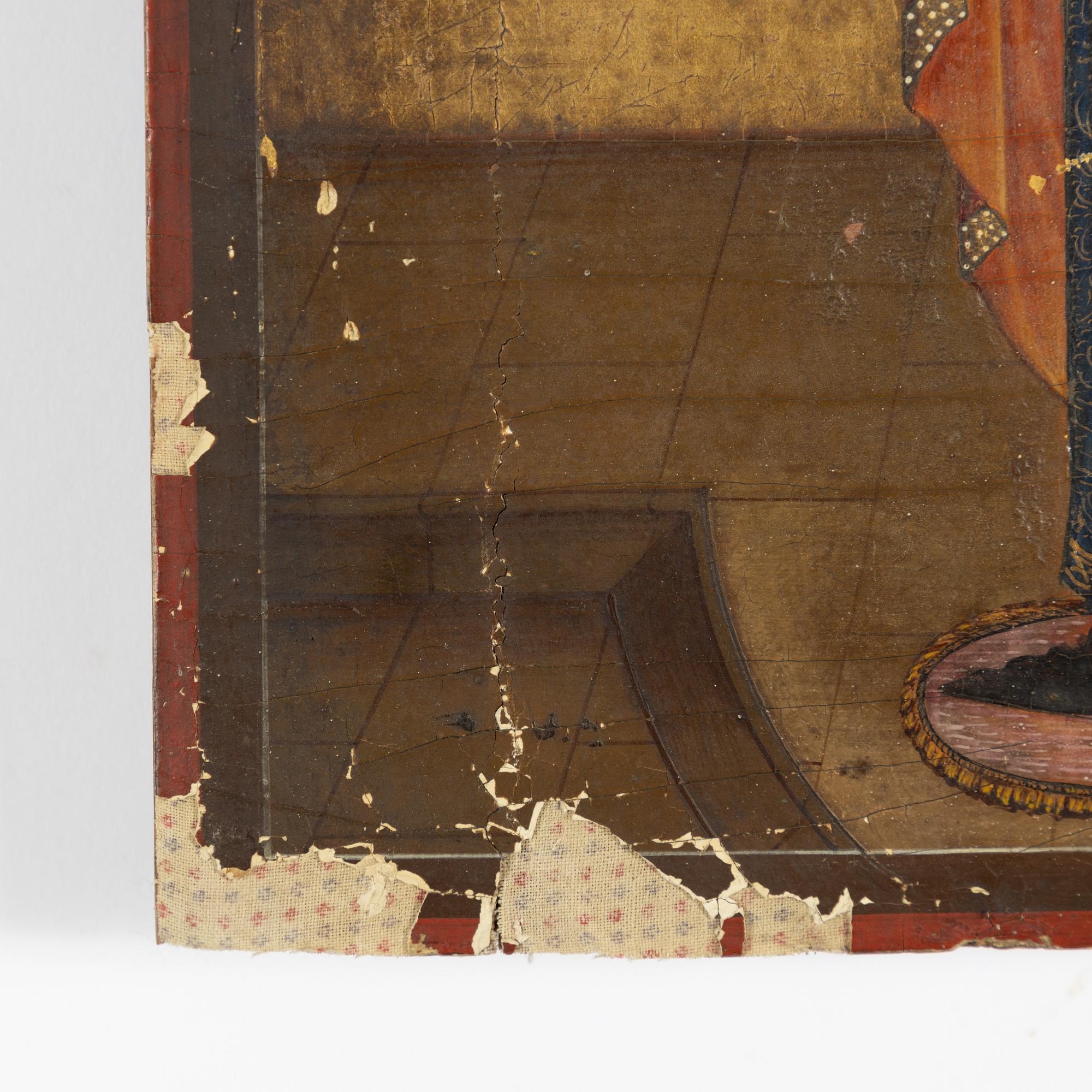 Icon, Russia 19th century, St. Nicholas.