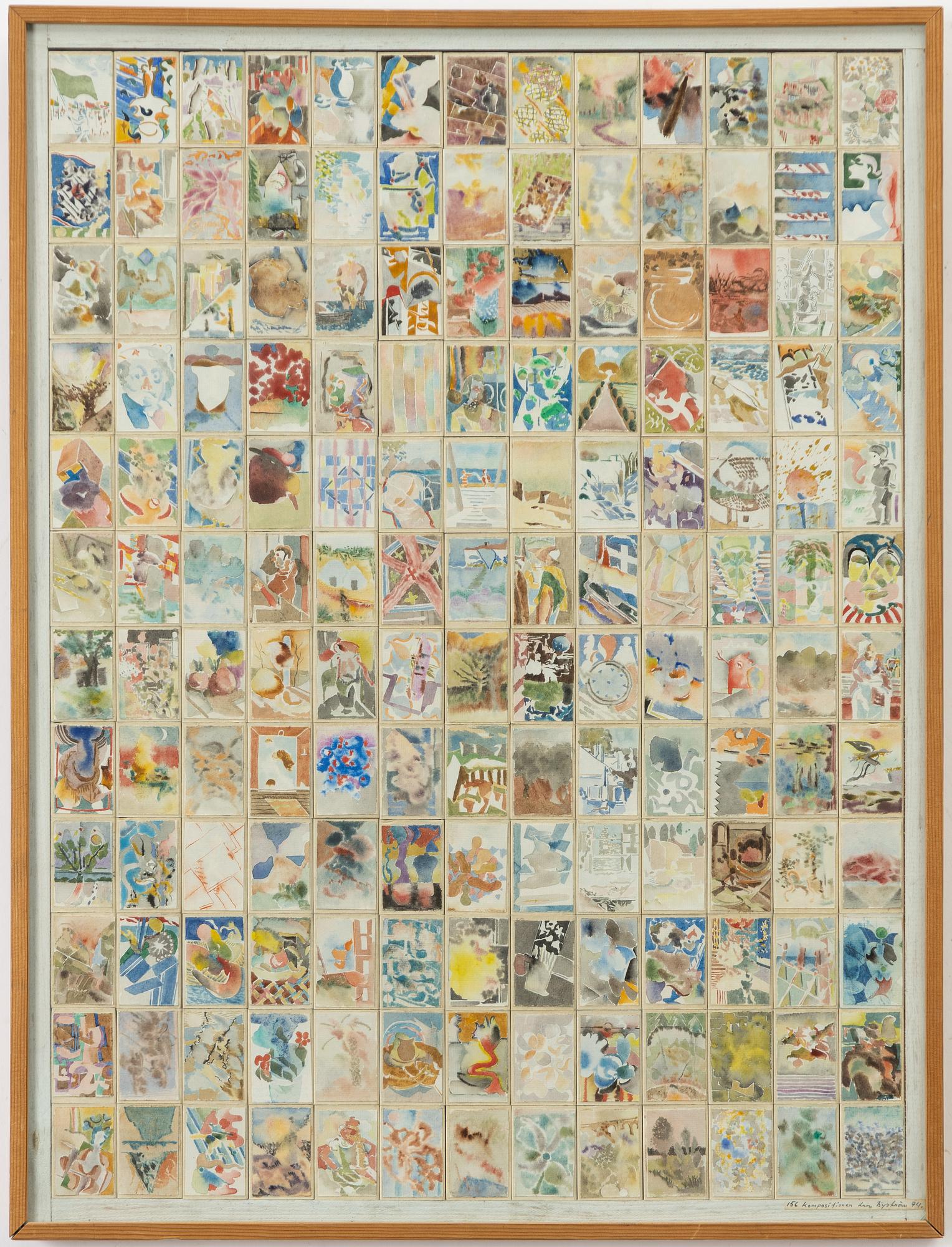 Lars Byström, "156 miniatyrer".