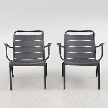 Frédéric Sofia, Fåtöljer, ett par, "Luxembourg", Fermob, samtida.