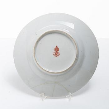 Six Russian plates, Kuznetsov, early 20th Century.