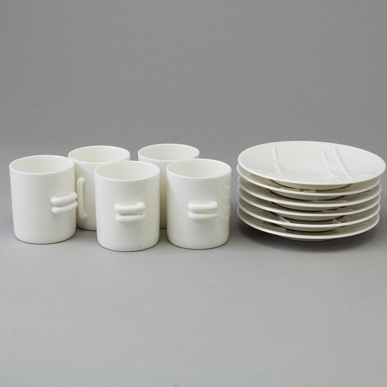 SERVIS, 7 delar, benporslin, Masato Yamamoto, "Nippon" Gustavsberg. 1970-tal.