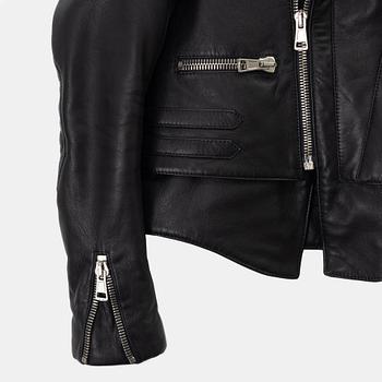 Balenciaga, a leather jacket, size 36.