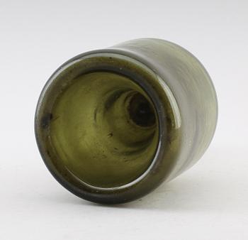 FLASKA, glas, 1700-tal.