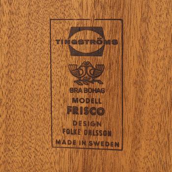 Folke Ohlsson, soffbord/sidobord, "Frisco", Bra Bohag, Tingströms, 1960-tal.