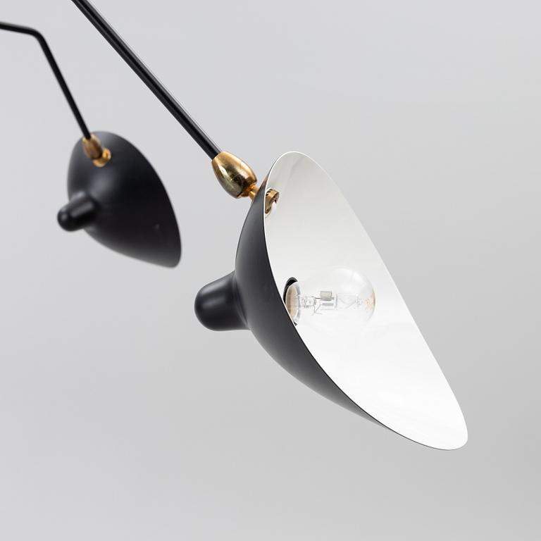 Serge Mouille, taklampa, "Lampadaire", Frankrike, 2014.