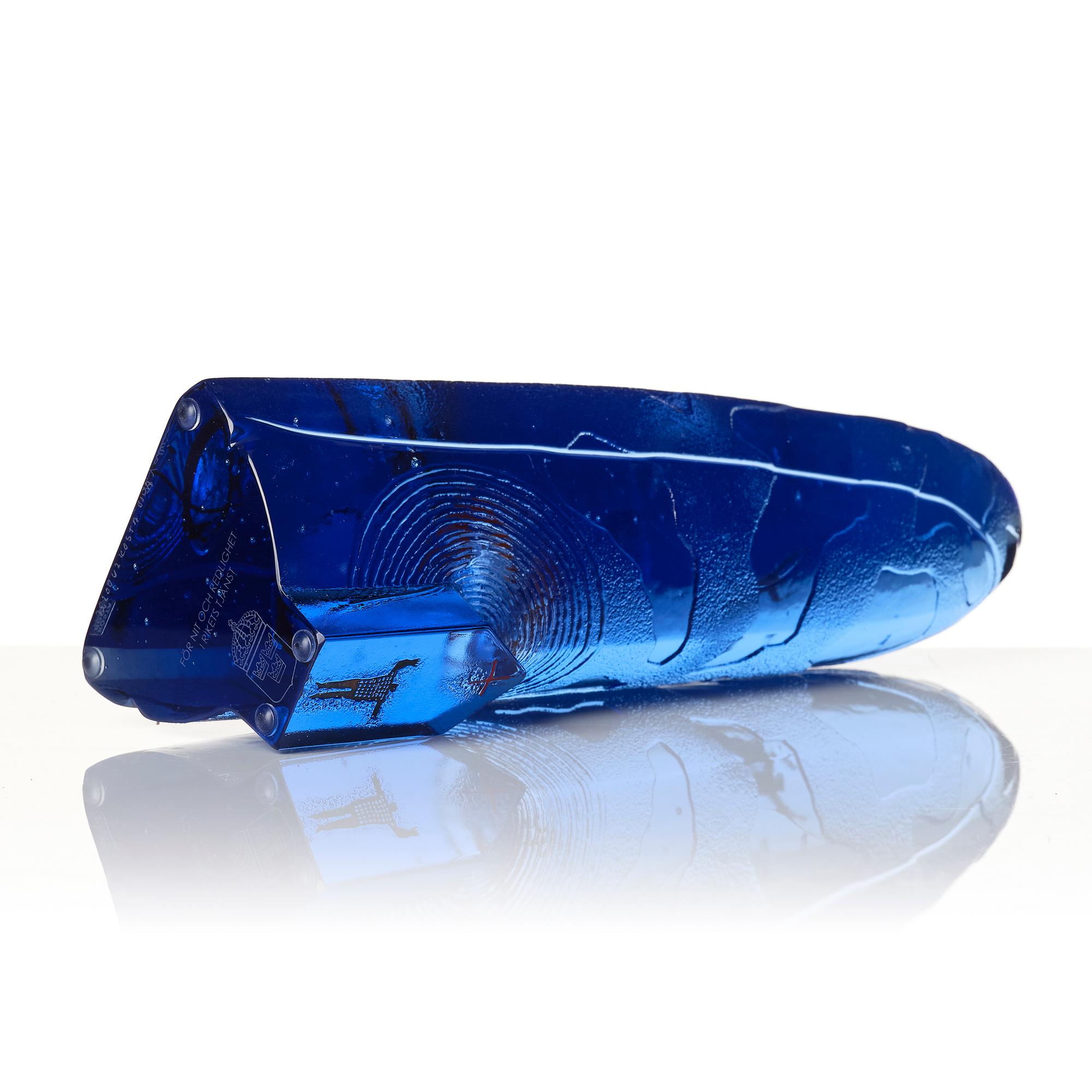 Bertil Vallien, sculpture, "The sky is the limit", glass, Kosta Boda.