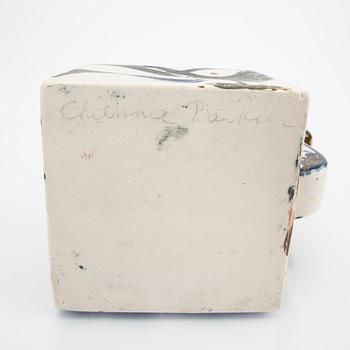 Signe Persson-Melin/Channa Bankier, tekanna signerad glaserat stengods.