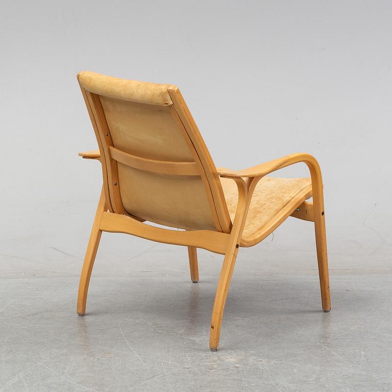 Yngve Ekström, fåtölj, "Laminett", Swedese, modern tillverkning.
