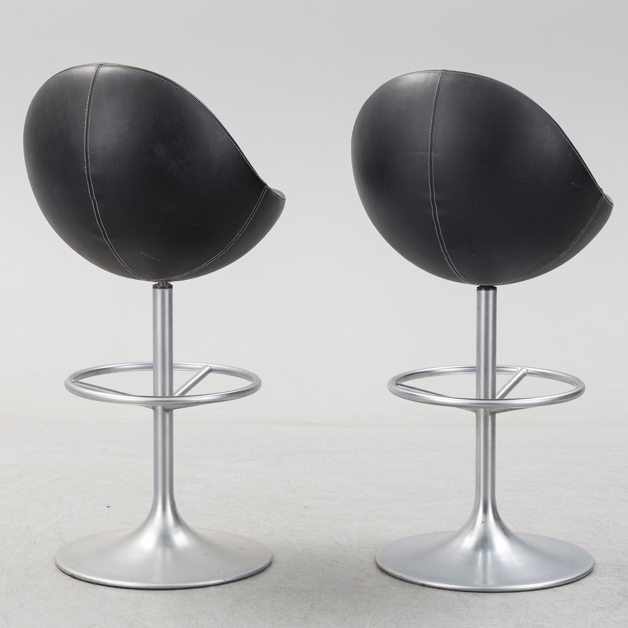 JOHANSSON DESIGN, "Venus", barstolar 6 st, omkring år 2000.