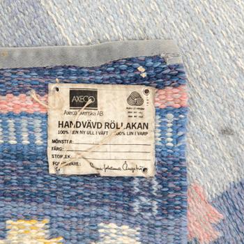 Anna-Johanna Ångström, matta rölakan signerad ca 207x136 cm.