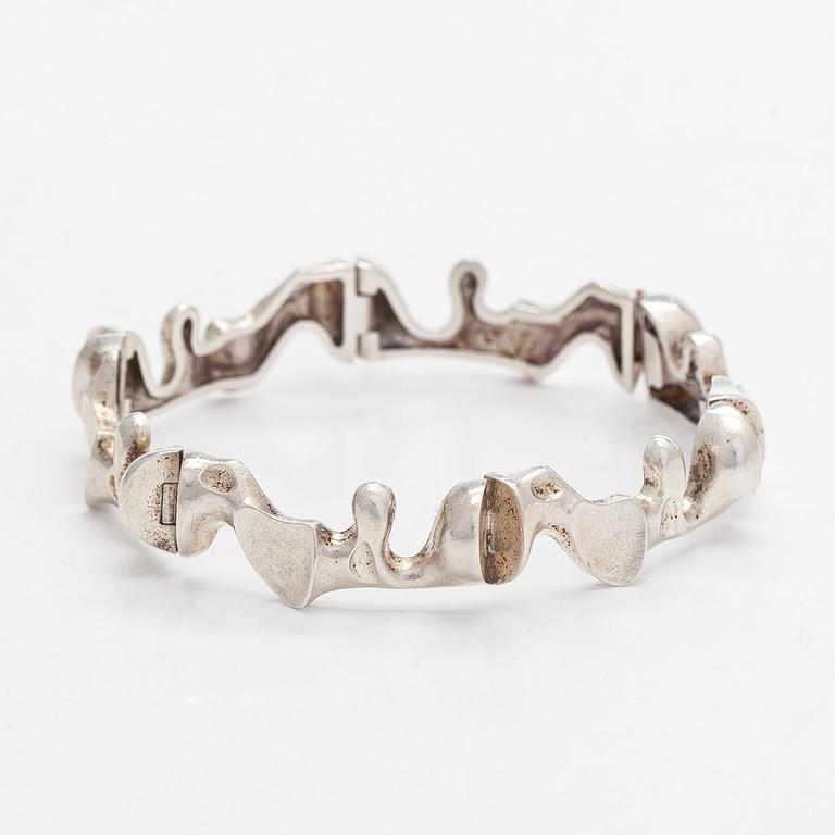 Björn Weckström, armband, "Cetus", sterlingsilver. Lapponia 1979.