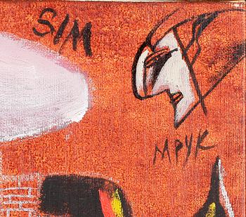 MADELEINE PYK, olja påduk, signerad.